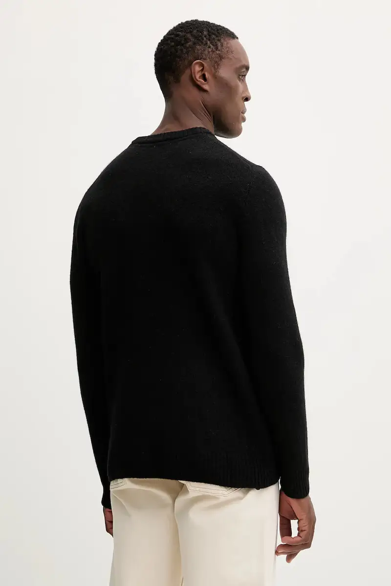 maglione con lana colore nero 30.800220 miniatura 3