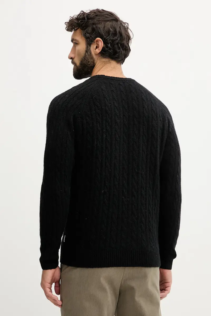 maglione con lana colore nero 30.800227 miniatura 3