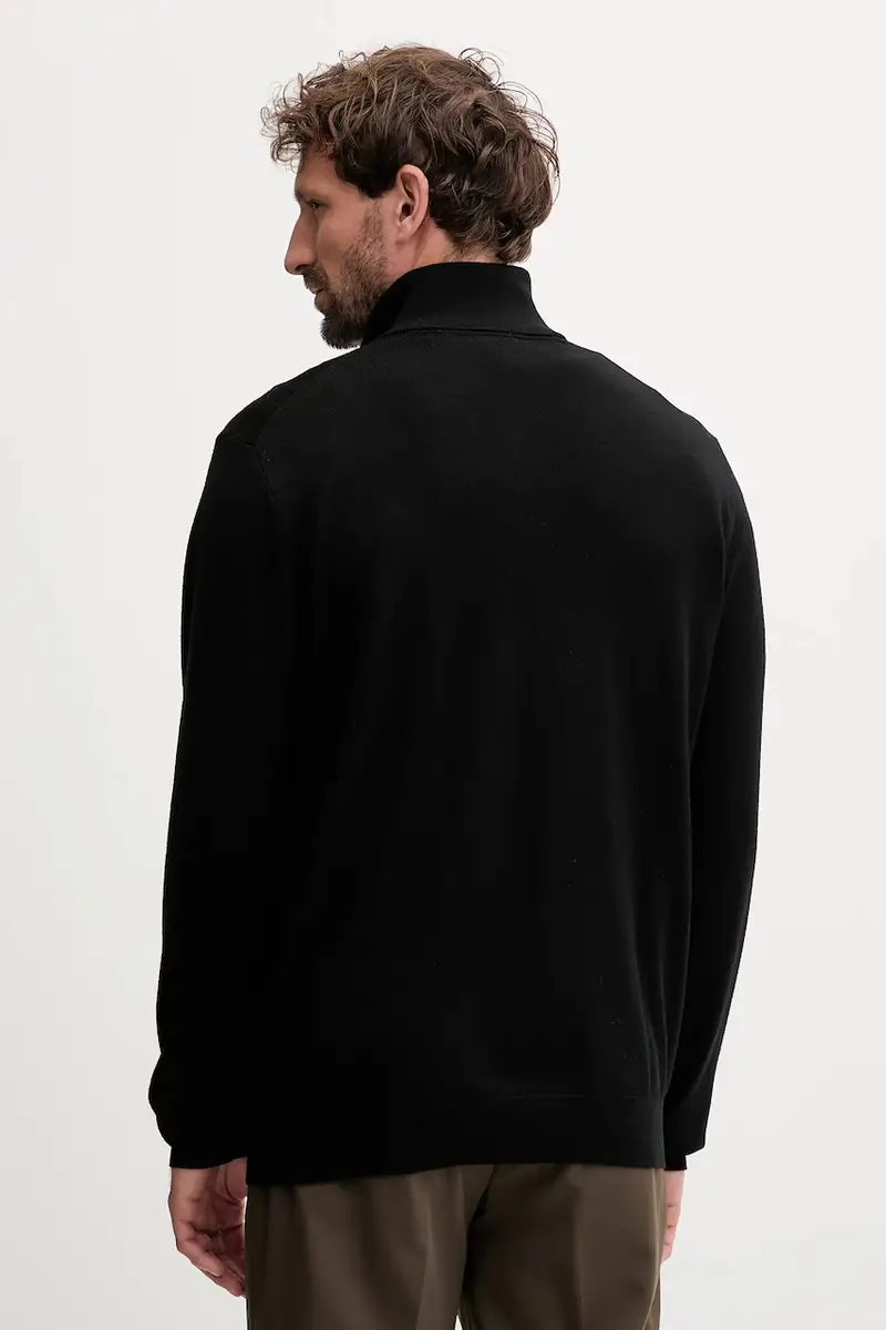 maglione in lana uomo colore nero 30-842126 miniatura 3