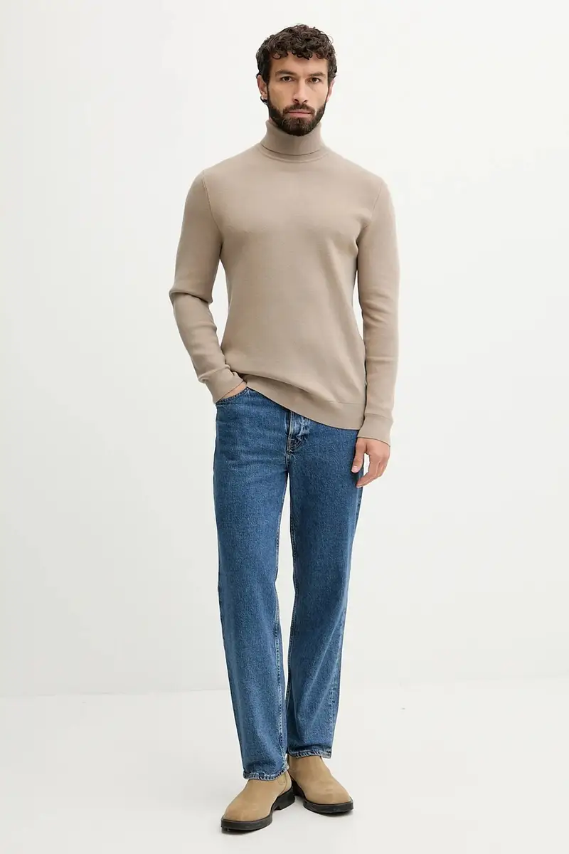 maglione uomo colore beige 30.805009D miniatura 2