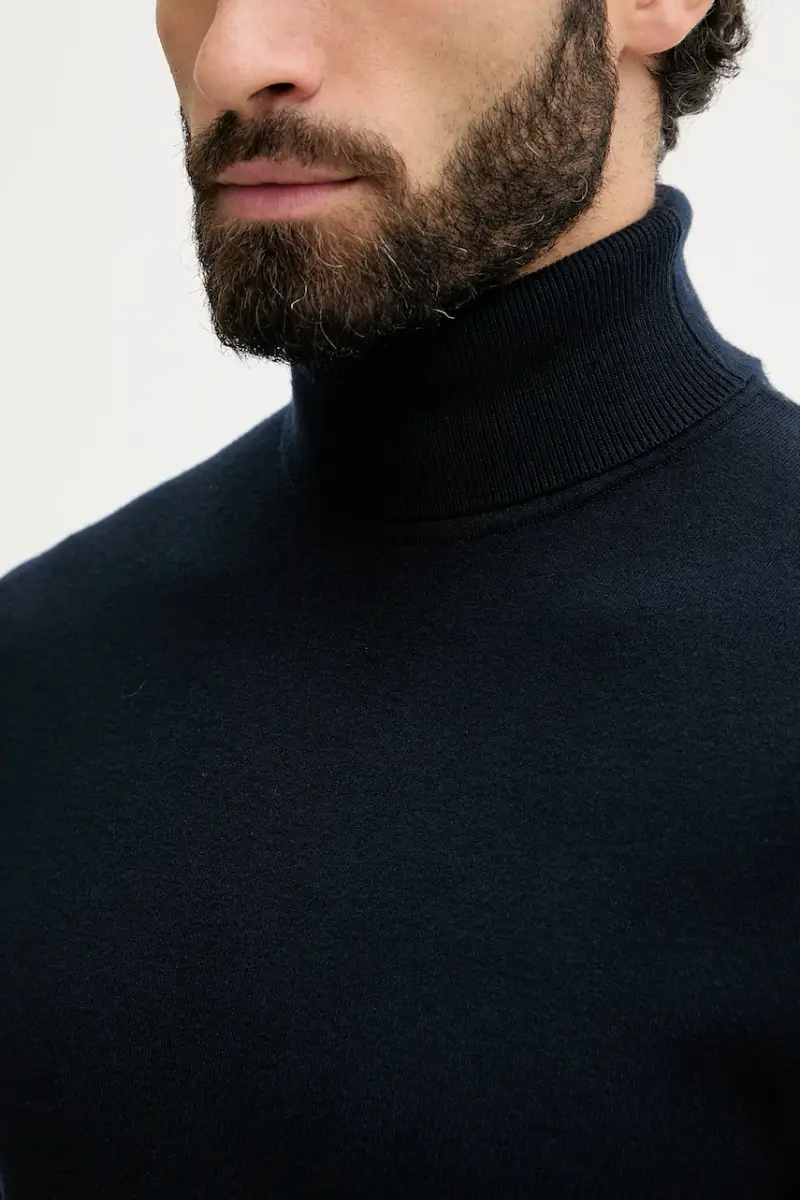 maglione uomo colore blu navy 30.805009D miniatura 5