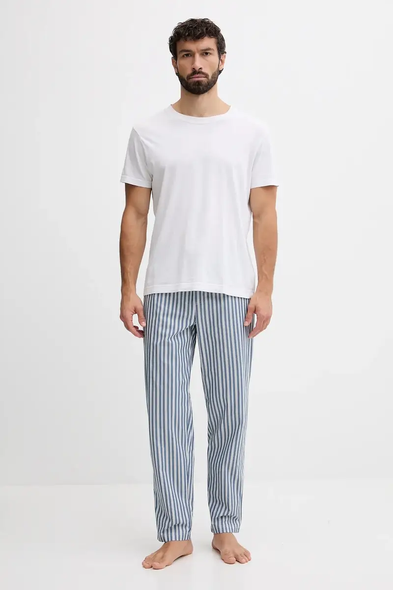 pantaloni notte in lana uomo colore blu 30.997529 miniatura 2