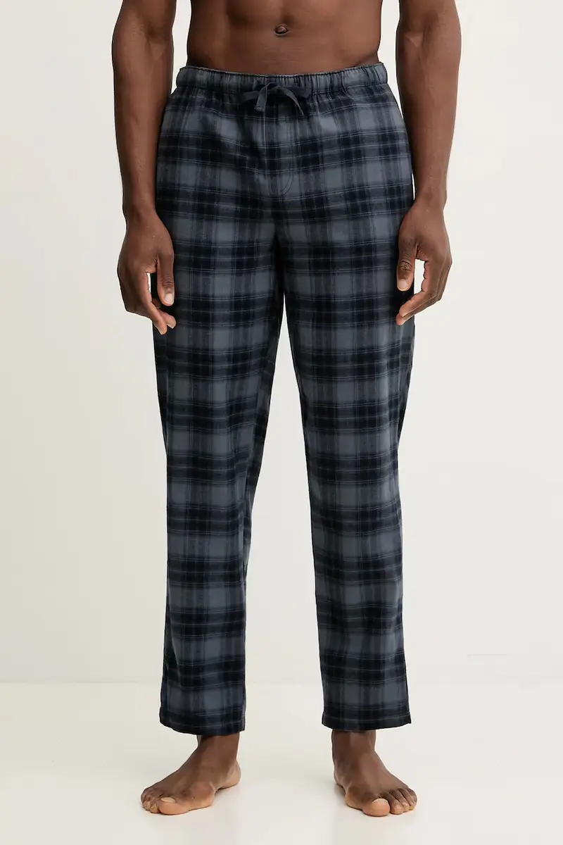 pantaloni notte in lana uomo colore blu navy 30.997527