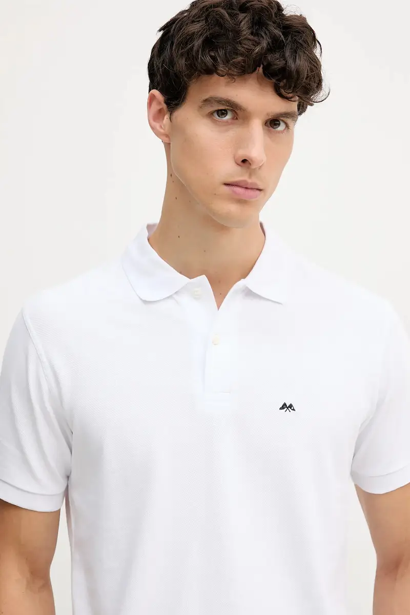Lindbergh Polo Uomo Bianco 3578346 miniatura 4