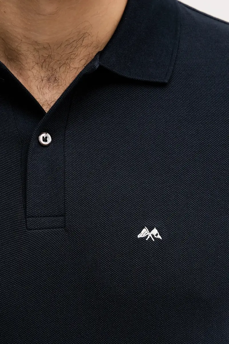 Lindbergh Polo Uomo Blu 3595816 miniatura 5