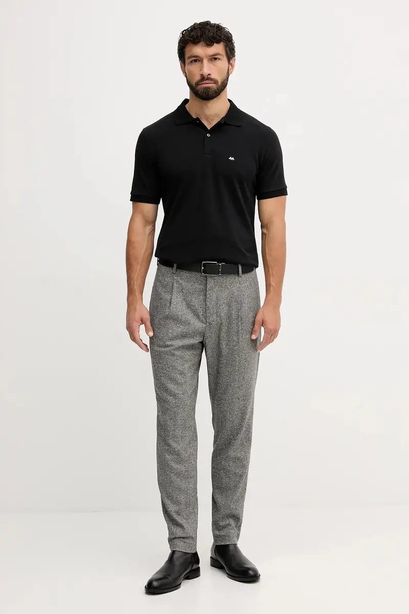 Lindbergh Polo Uomo Nero 3648099 miniatura 2