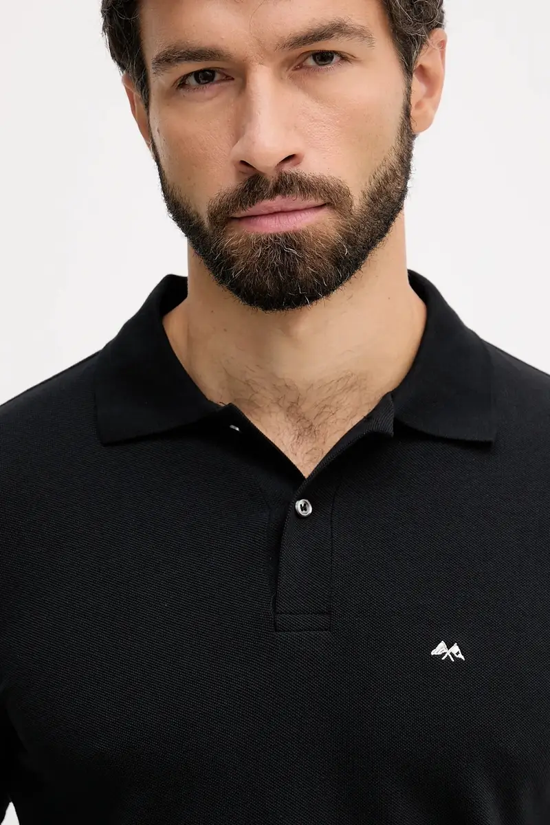 Lindbergh Polo Uomo Nero 3648099 miniatura 4