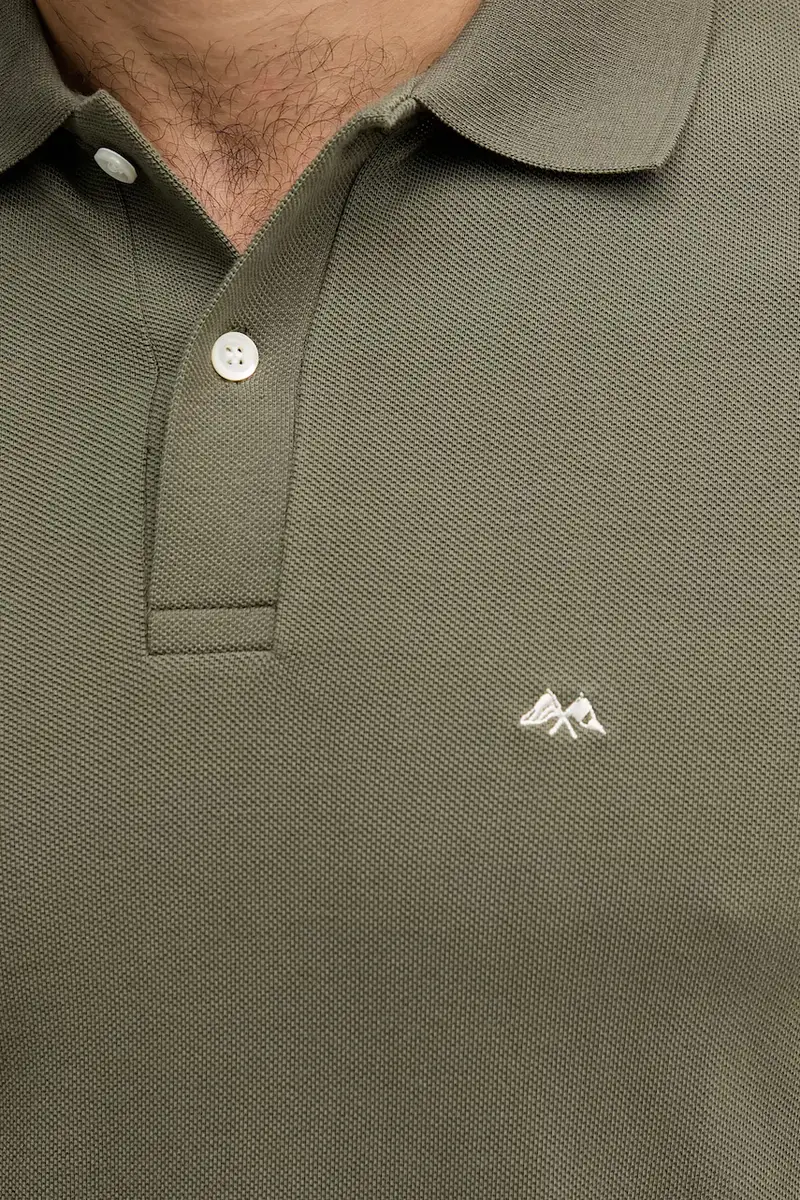 Lindbergh Polo Uomo Verde 3670337 miniatura 5