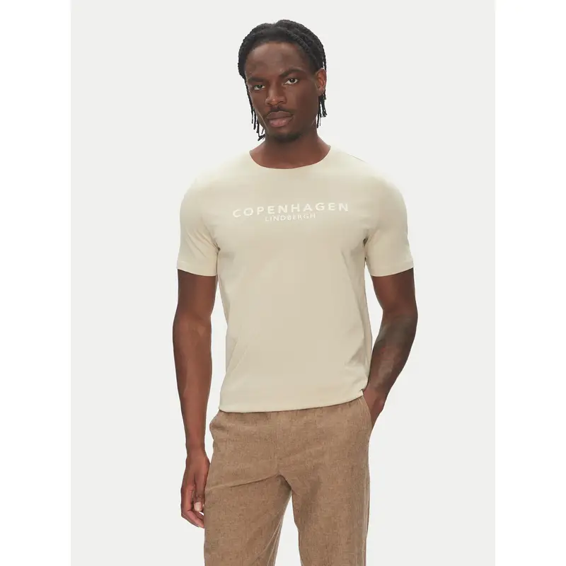 Lindbergh T-shirt Beige 3212035