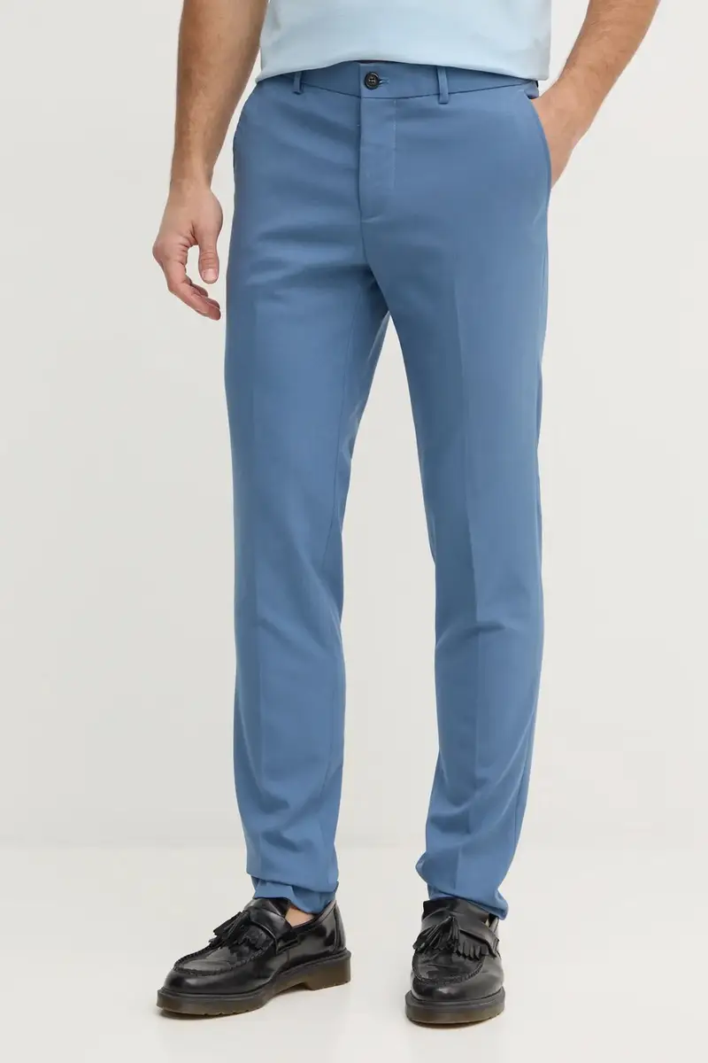 Lindbergh Vestito blu in poliestere riciclato miniatura 4