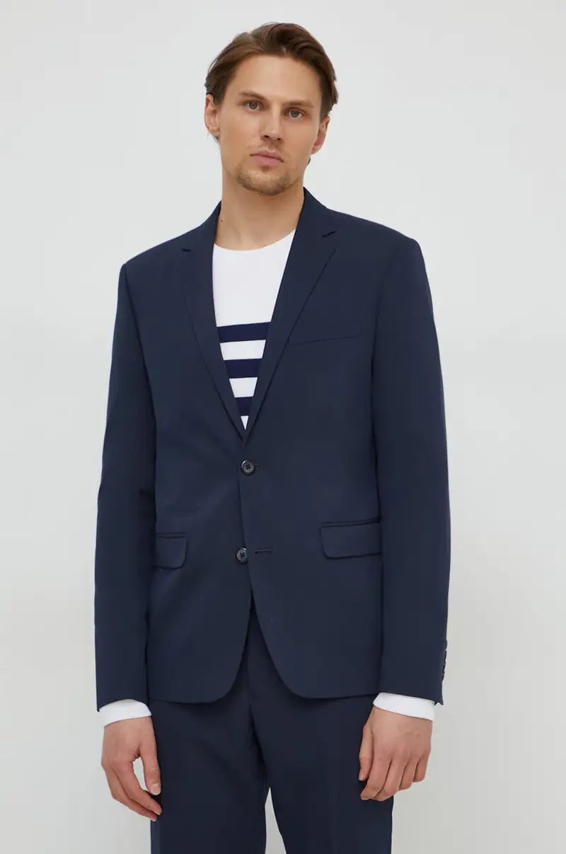 vestito uomo colore blu navy miniatura 3