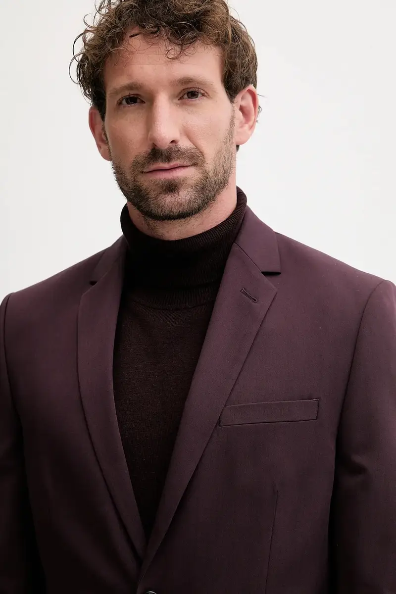 vestito uomo colore granata 30-606900 miniatura 5