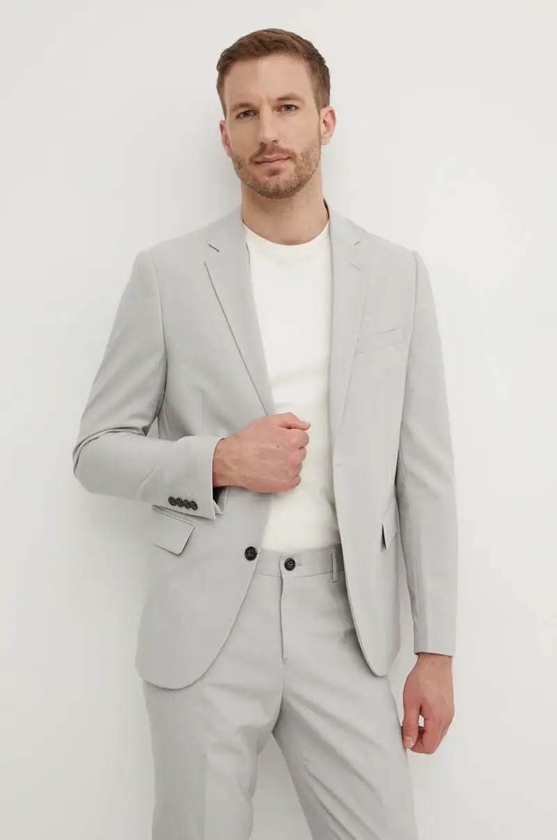 vestito uomo colore grigio miniatura 3