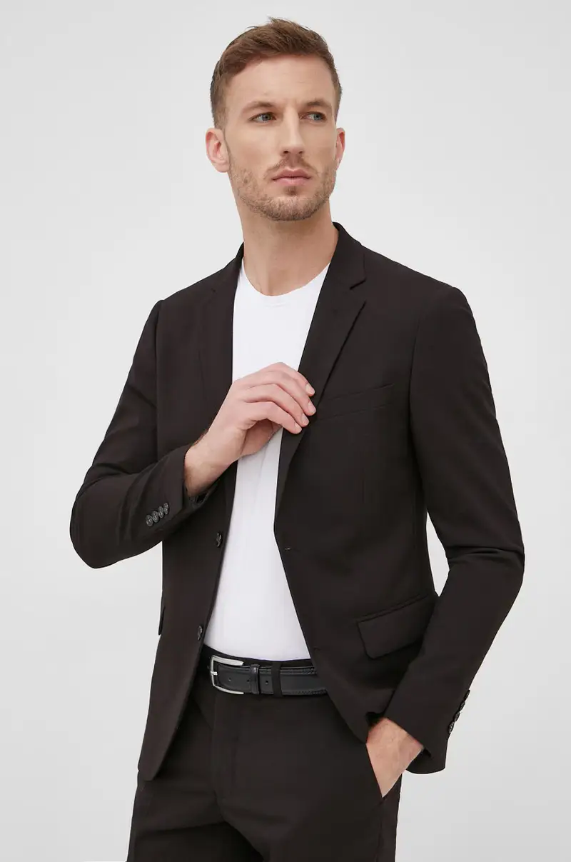 vestito uomo Nero miniatura 2