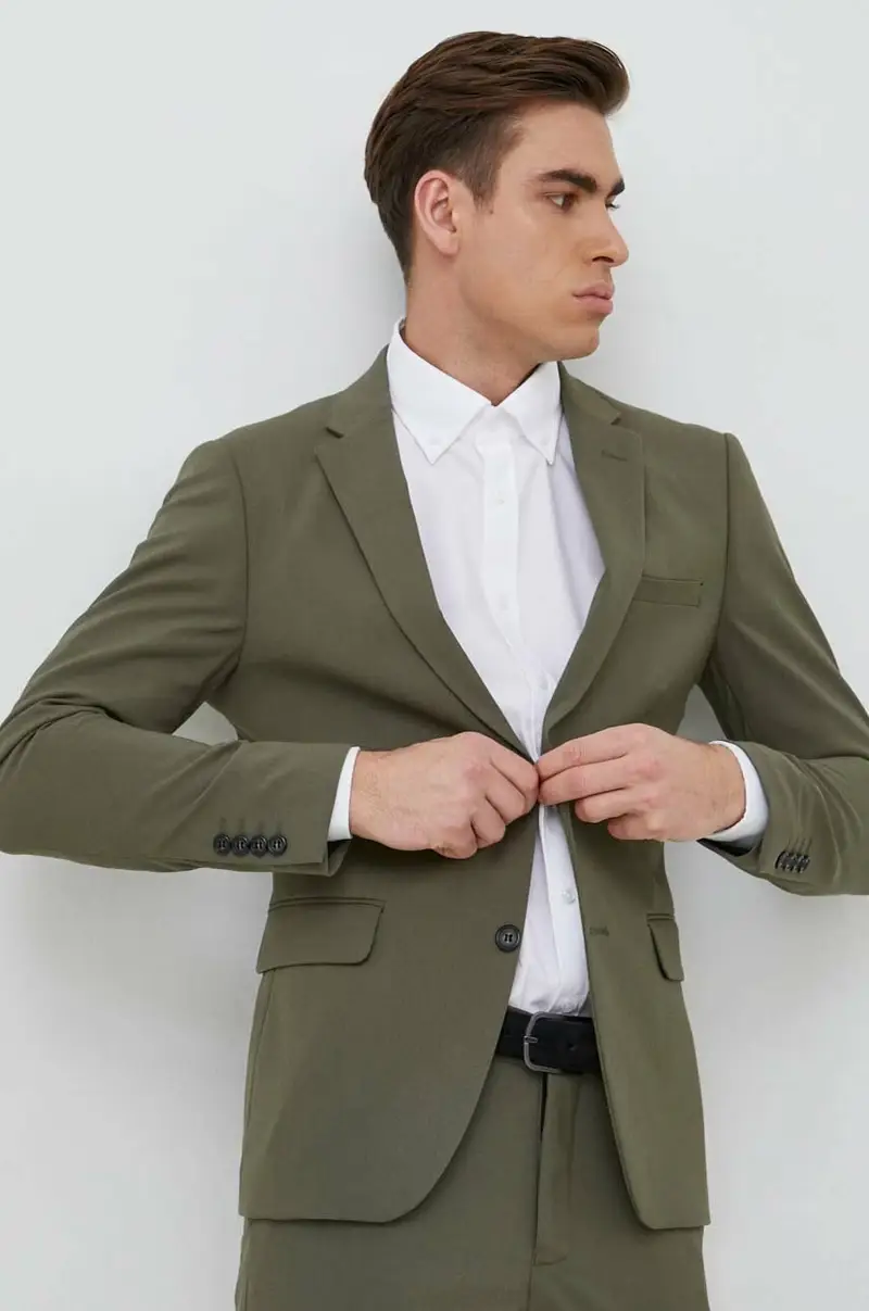 vestito uomo Verde miniatura 2