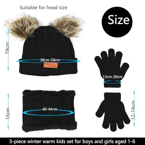 LINSOCLE Guanti Nero 2987990 miniatura 3