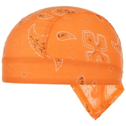 LIPODO Bandana per Bambini Fantasia Classica - 51-55 cm - Estiva - Fazzoletto in Cotone Primavera/Estate Arancia Taglia