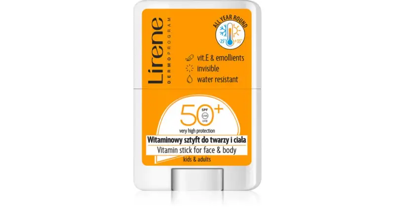 Vitamin Stick trattamento localizzato di protezione solare per viso e corpo SPF 50 15 g