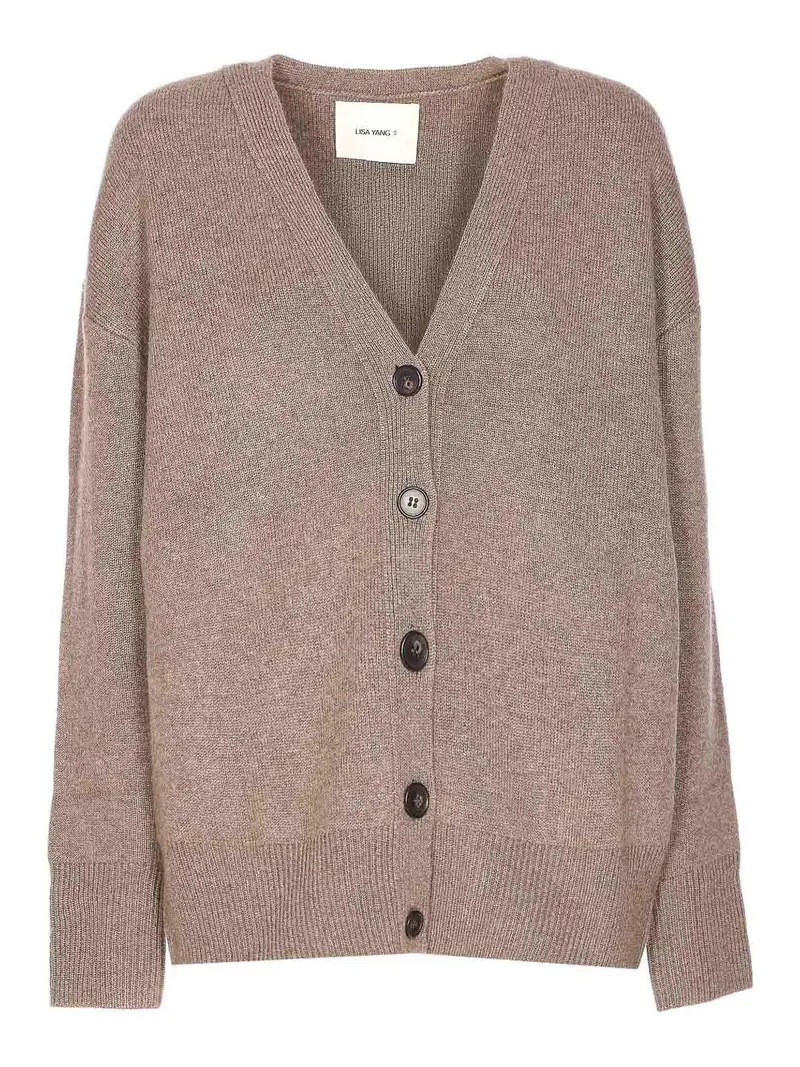 LISA YANG Cardigan Marrone 4067203