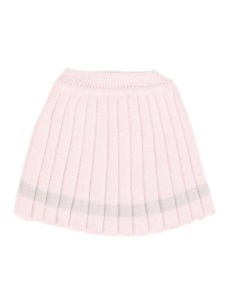 Gonna Pliss Color Carne E Neutri