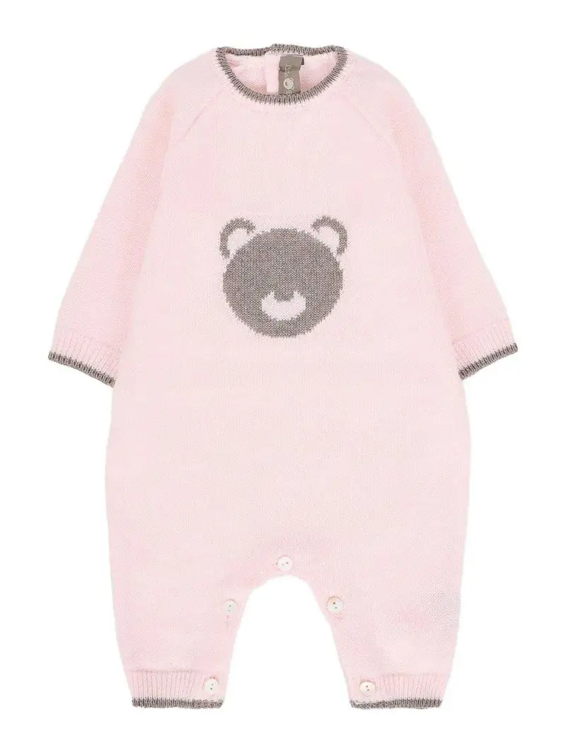 Tutina Con Orso Color Carne E Neutri