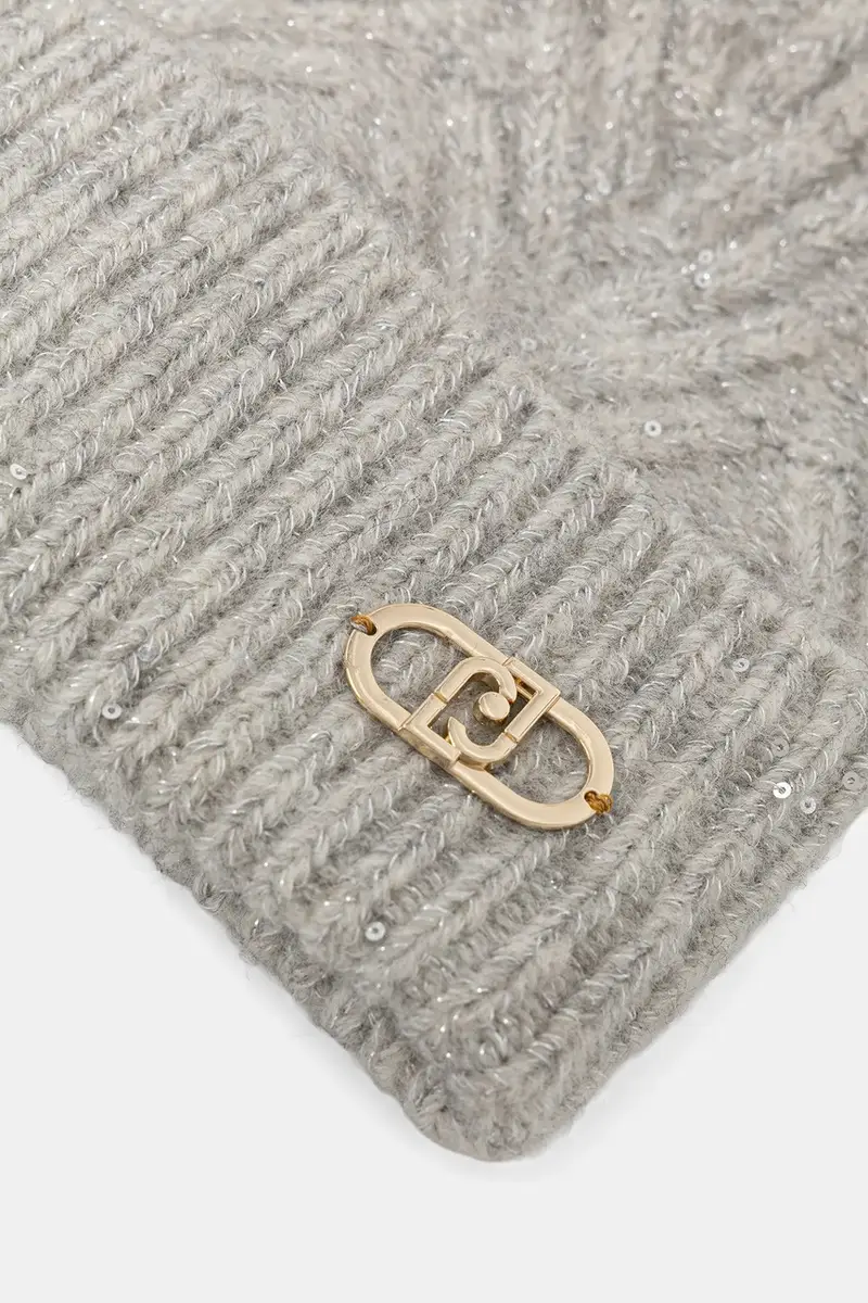 berretto in misto lana colore grigio 2F5009.M0300 miniatura 3