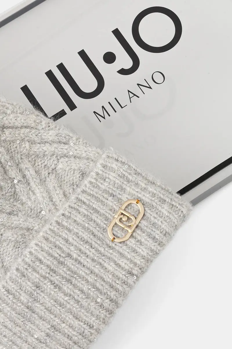 berretto in misto lana colore grigio 2F5009.M0300 miniatura 4