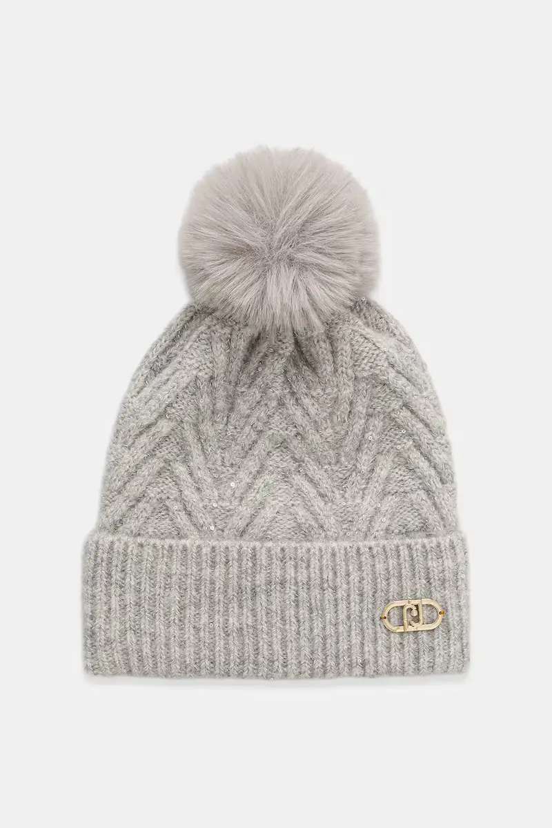 berretto in misto lana colore grigio 2F5009.M0300