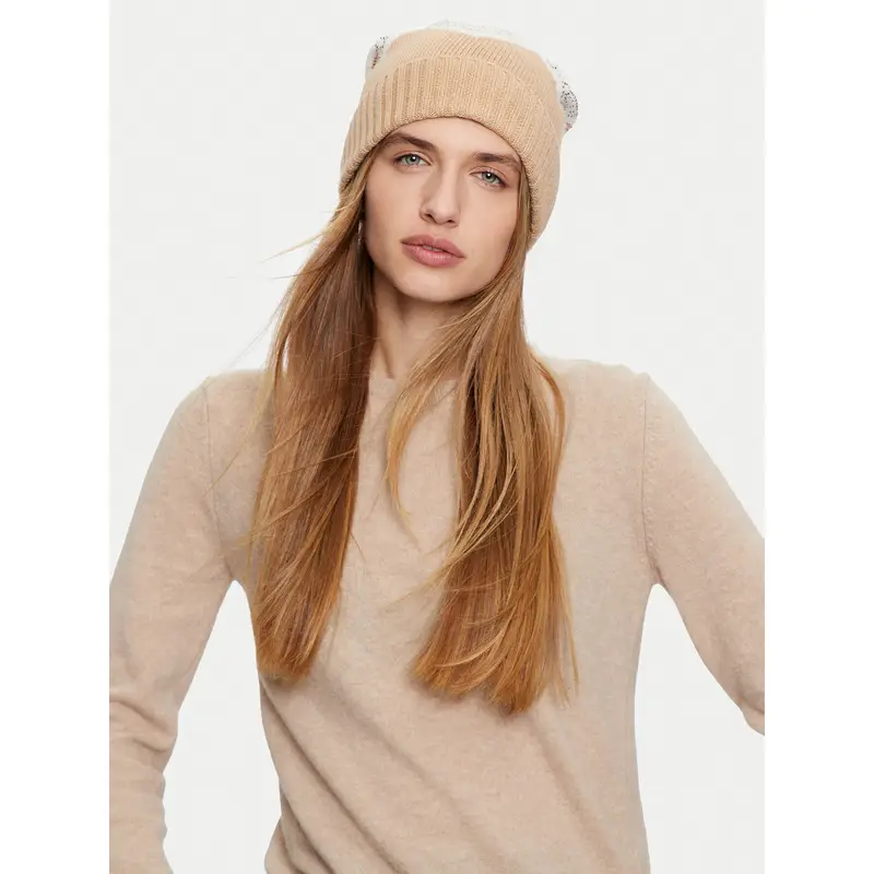 Berretto Liu Jo TF4297 MS55L Beige