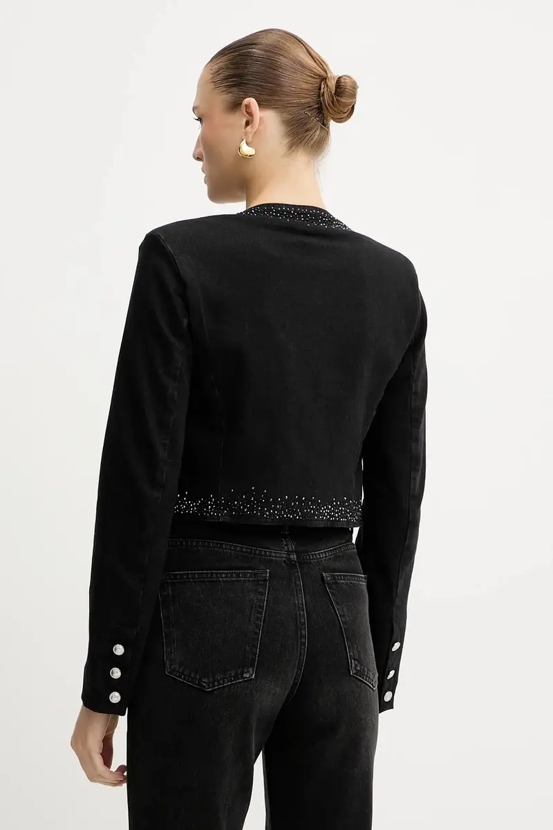 blazer jeans colore nero UF5124.DS025 miniatura 3