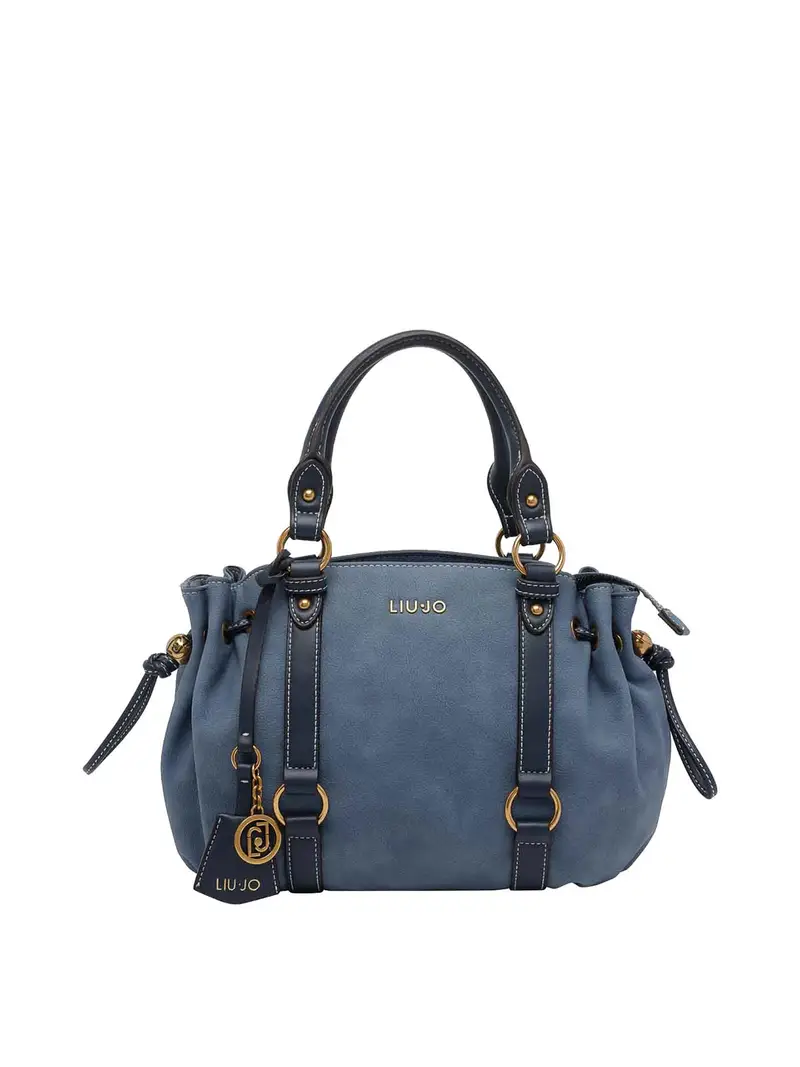 Blue Logo Handbag Blu