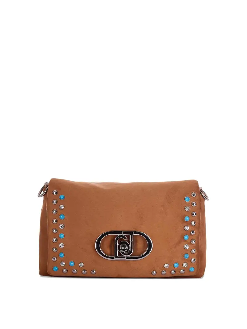 Borsa A Spalla Con Catena Marrone