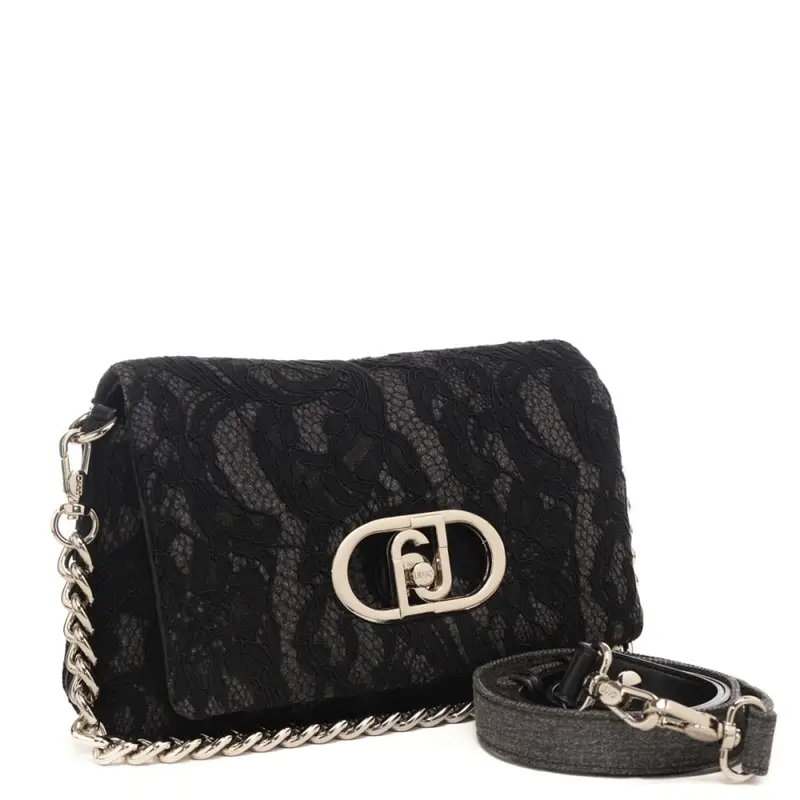 Liu Jo Borsa a tracolla Donna Grigio 4211209 miniatura 3