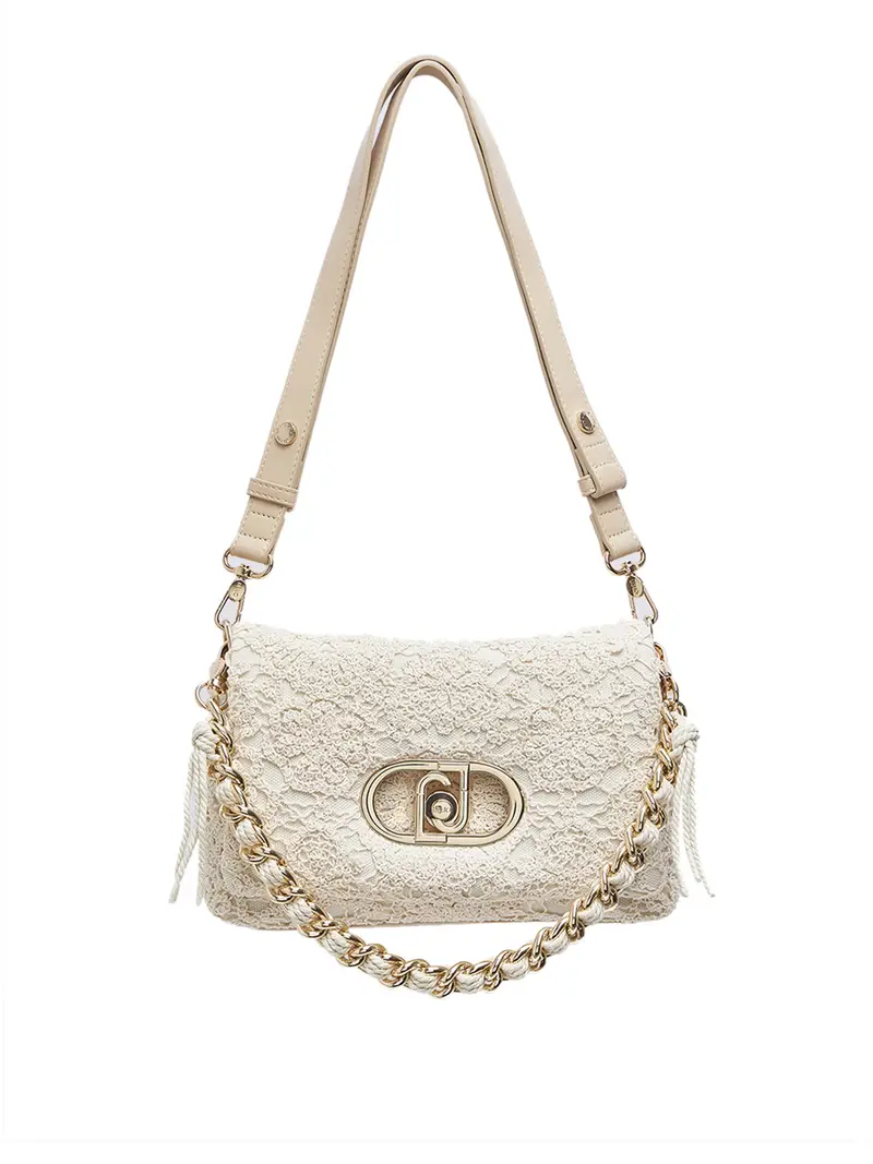 borsa a tracolla liu jo da donna - avorio