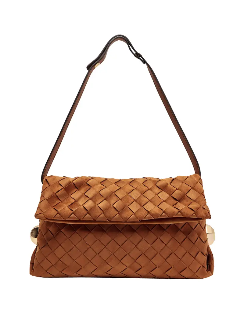 borsa a tracolla liu jo da donna - marrone