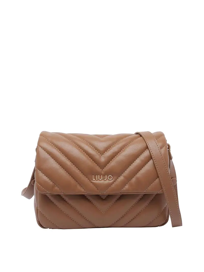 Borsa Crossbody logo Marrone