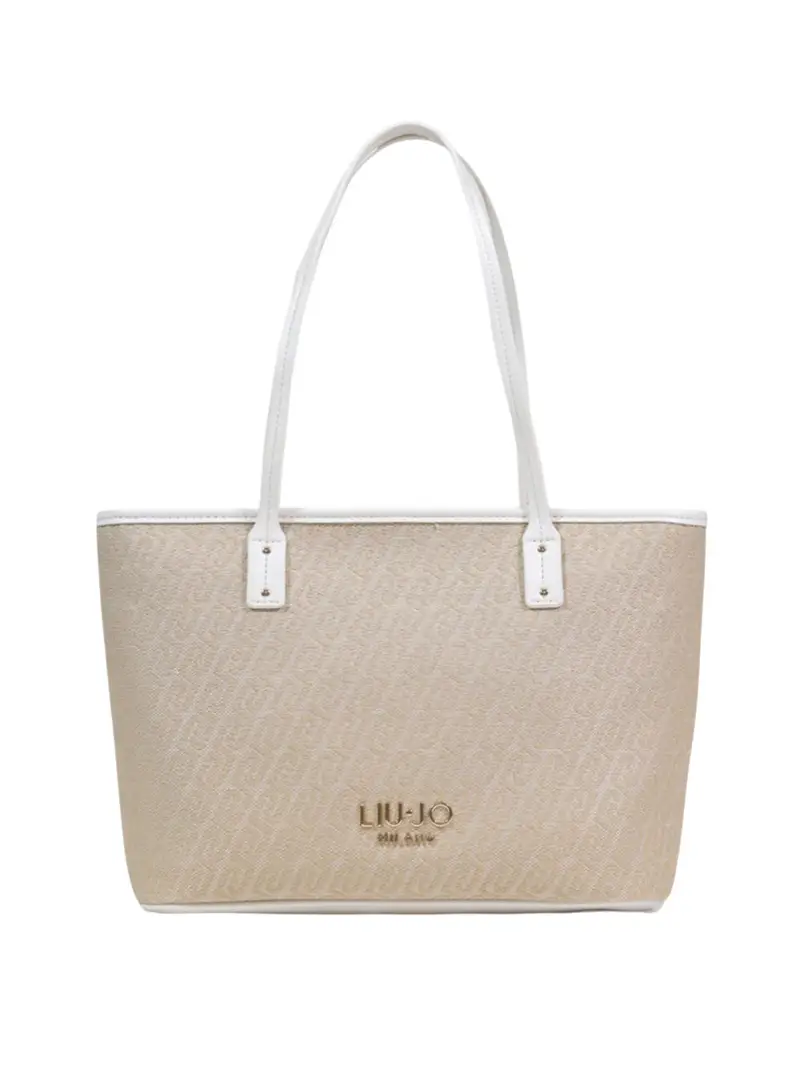 borsa shopper liu jo da donna - beige