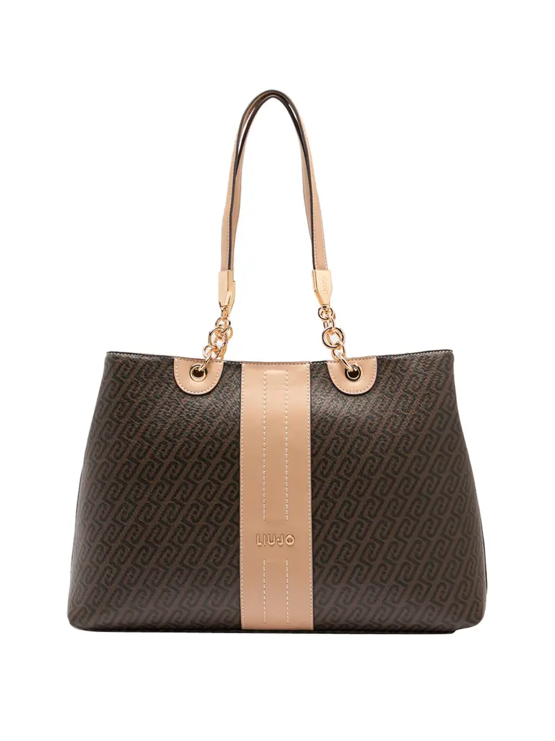 borsa shopper liu jo da donna - marrone