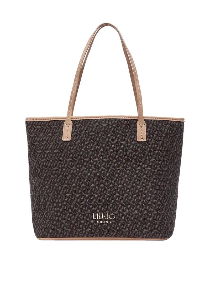 borsa shopper liu jo da donna - marrone