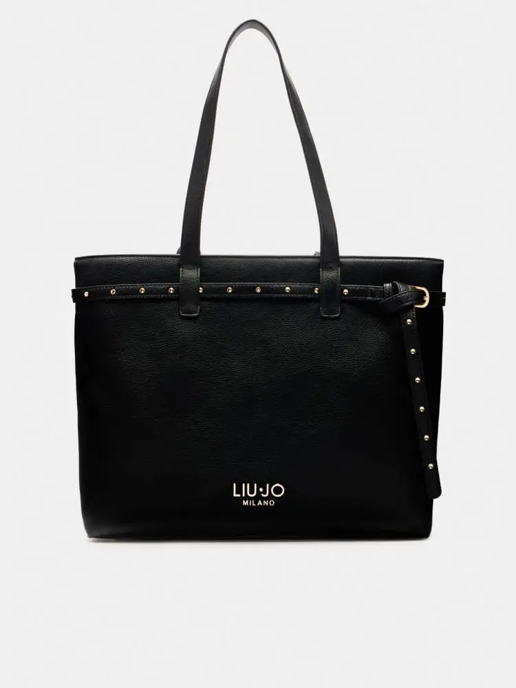 borsa tote bag media better nera