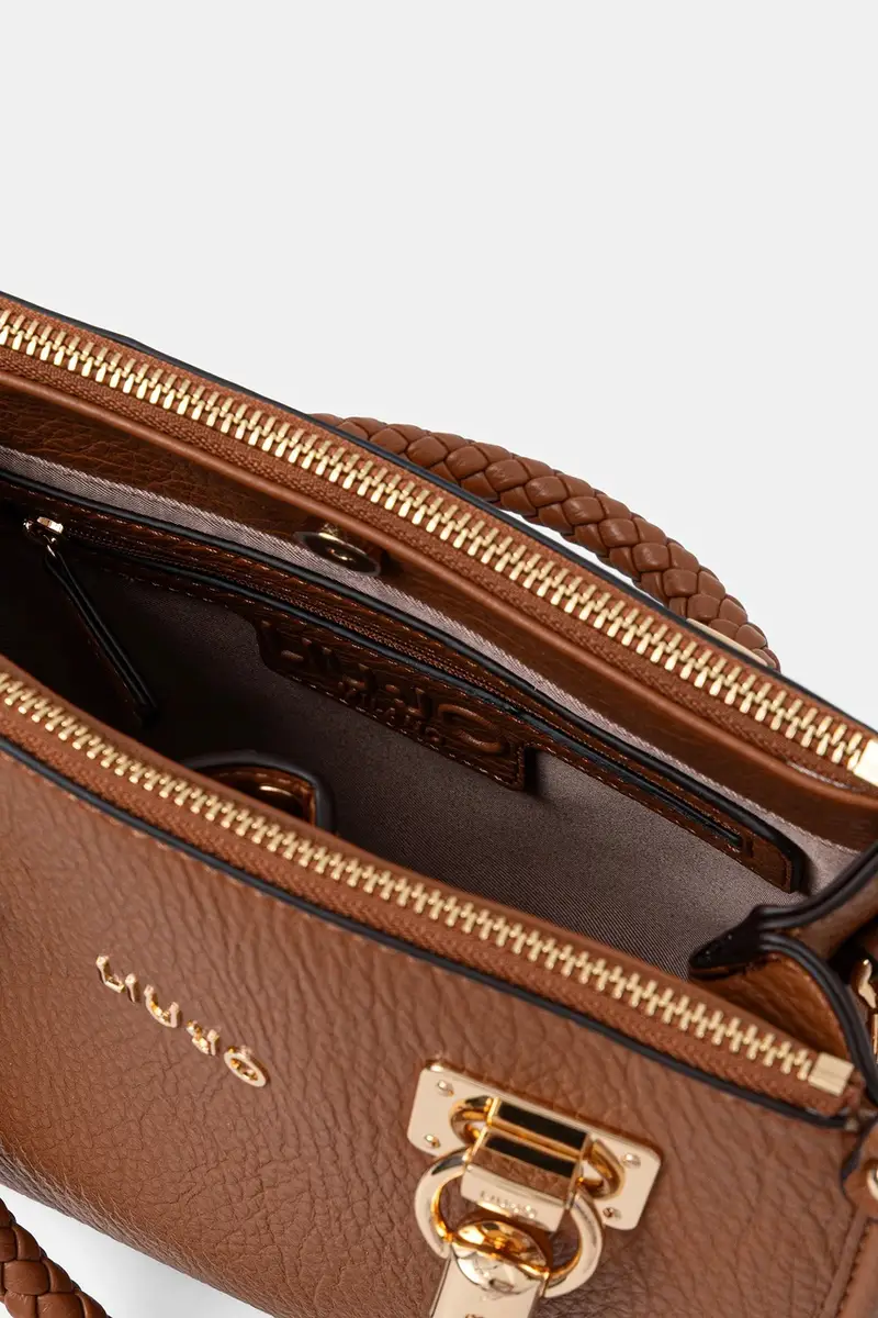 Liu Jo Borsa in pelle marrone miniatura 5