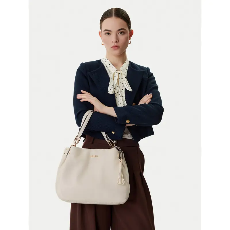 Borsetta Liu Jo AA6185 E1012 Écru Écru