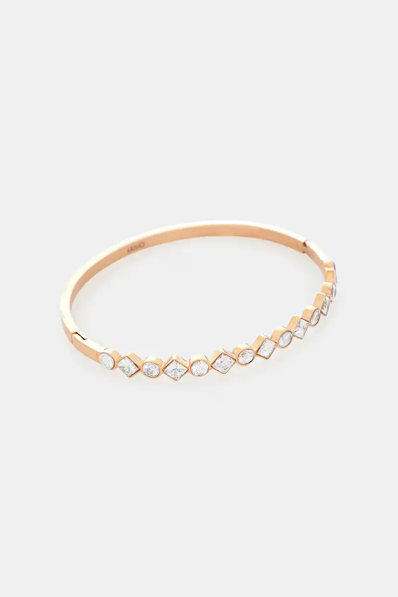 Liu Jo Braccialetto Oro con Strass