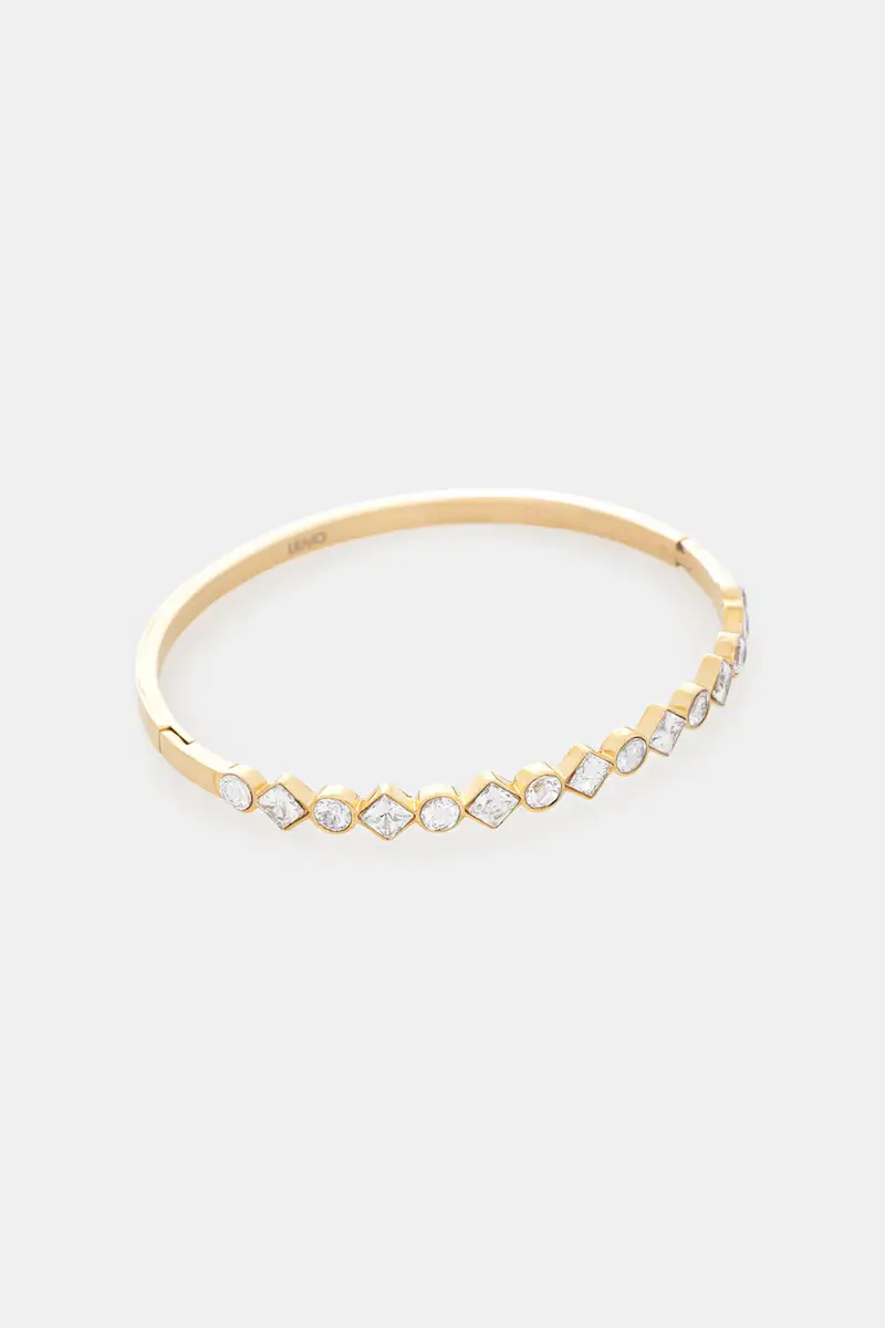 Liu Jo Braccialetto Oro con Strass