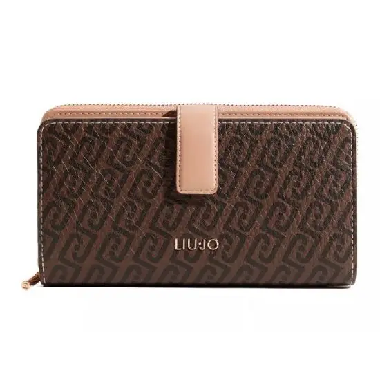 Caliwen Portafogli donna AA6201 E1118 Moro+Dark Cipria