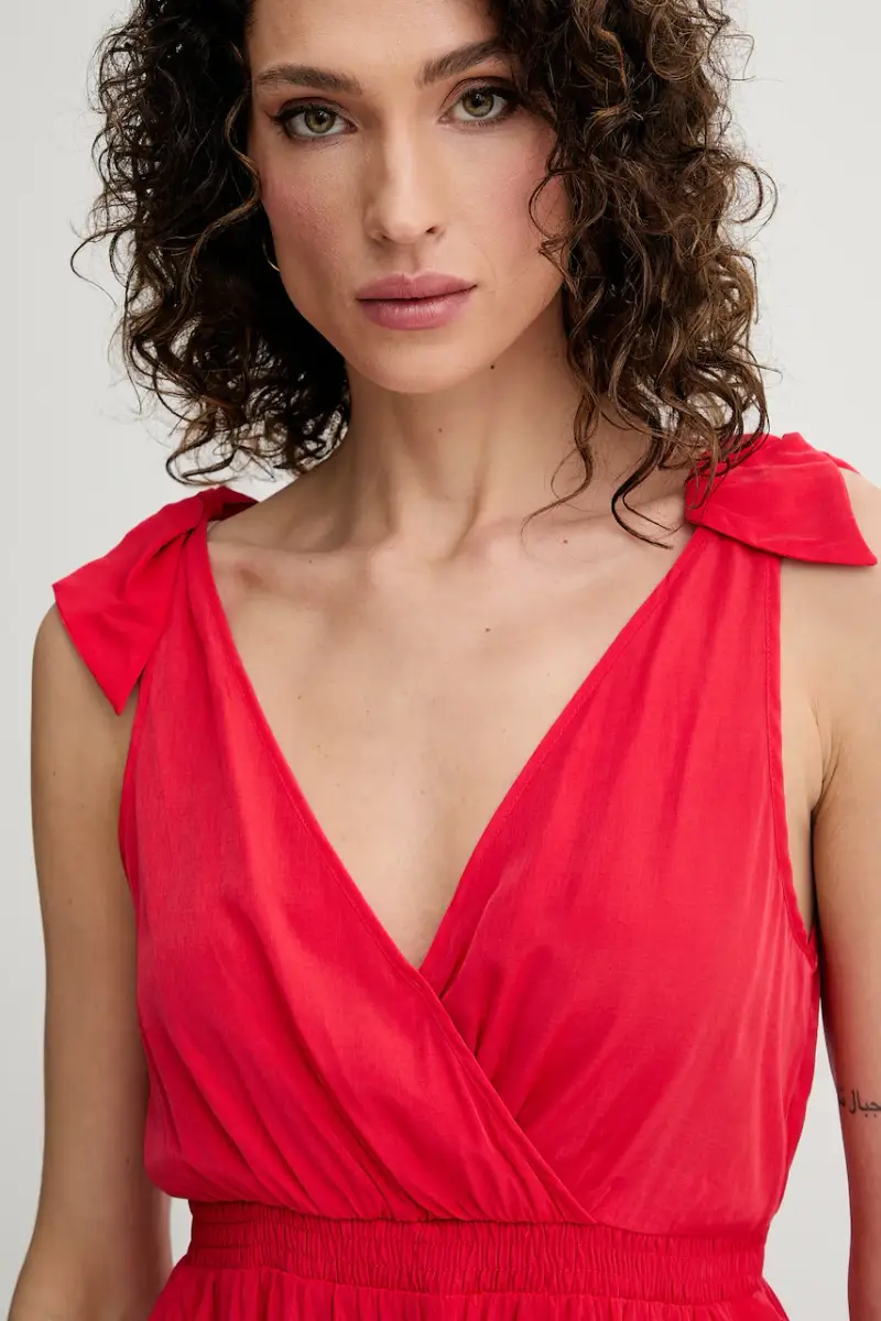 camicetta donna colore rosso VA5050.T2920 miniatura 4