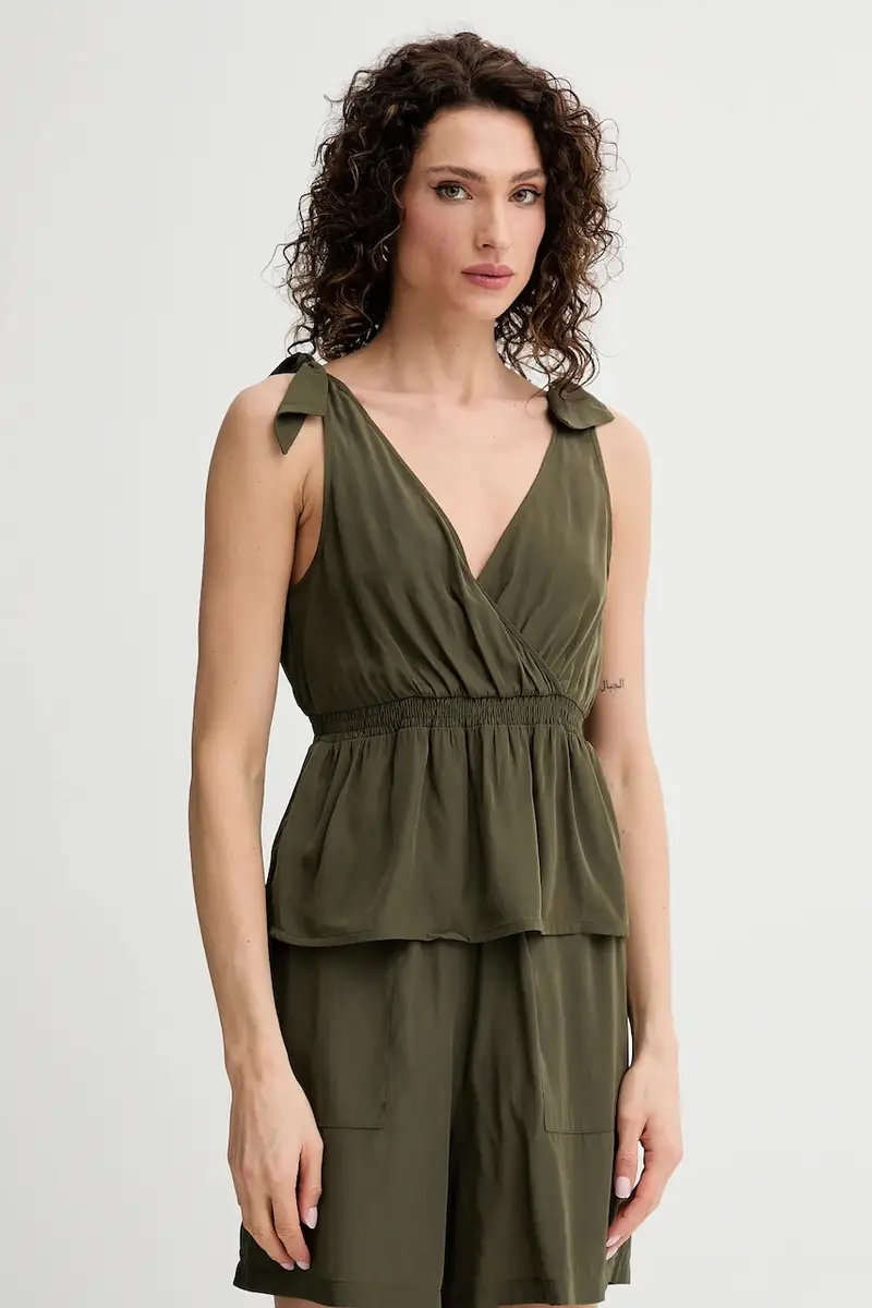 camicetta donna colore verde VA5050.T2920