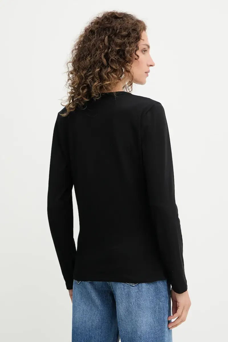 camicia a maniche lunghe colore nero TF5300.JS003 miniatura 3