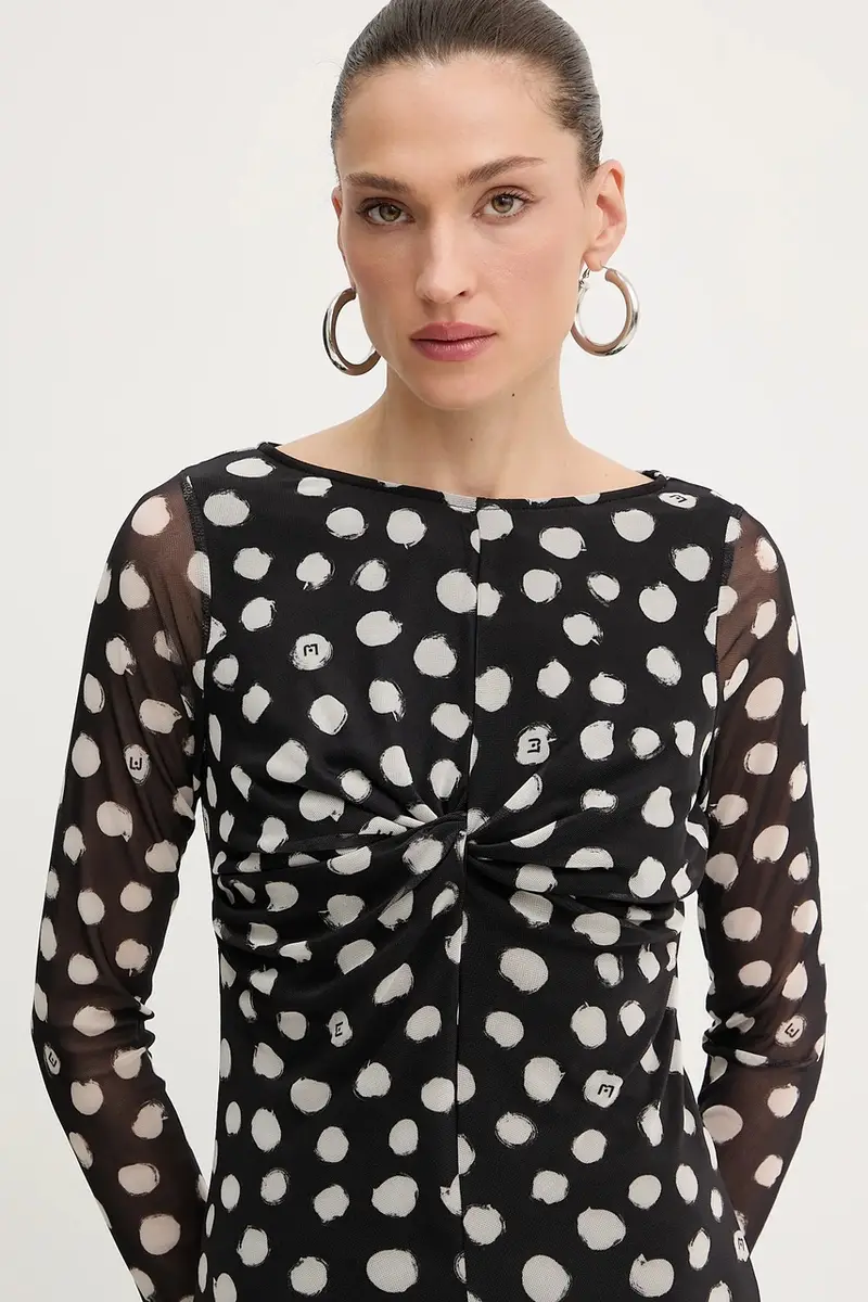 camicia a maniche lunghe colore nero UF5269.JS007 miniatura 4