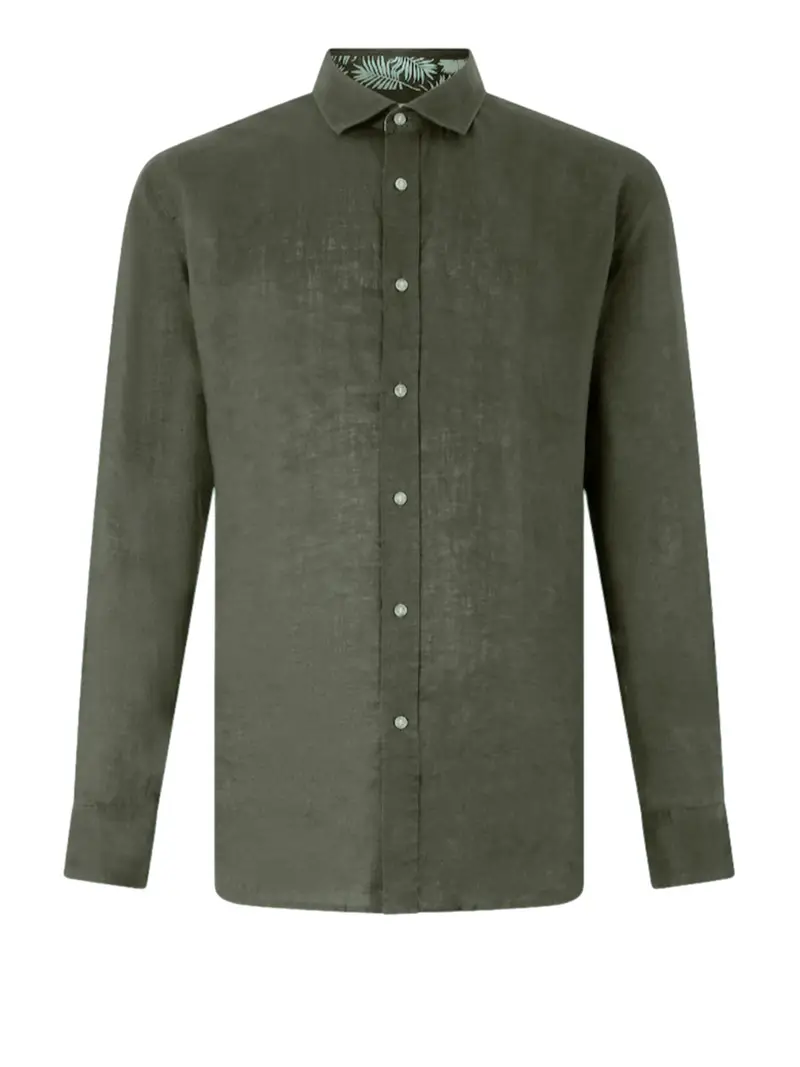 camicia casual liu jo da uomo - verde